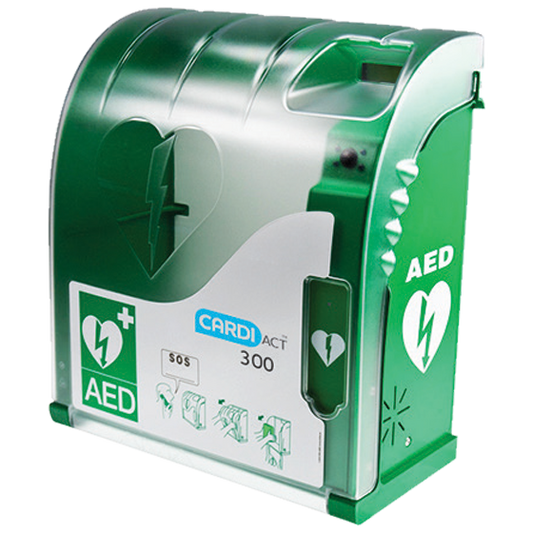 Outdoor Connect Secure Cabinet Defibrillator Cabinet-AED Cabinet-AERO-Assurance Training and Sales