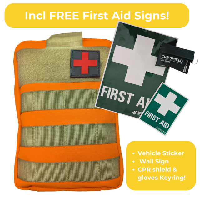 Outdoor First Aid Kit-Workplace First Aid Kits-Assurance Training and Sales-Orange-Assurance Training and Sales