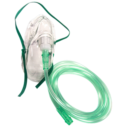 Oxygen Therapy Mask-Oxygen & Advanced First Aid Kit-Assurance Training and Sales-Adult with tubing-Assurance Training and Sales