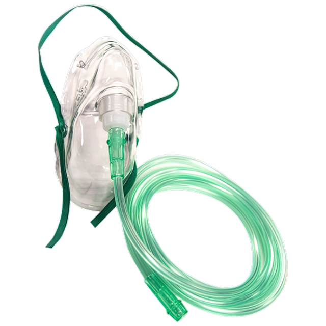 Oxygen Therapy Mask-Oxygen & Advanced First Aid Kit-Assurance Training and Sales-Adult with tubing-Assurance Training and Sales