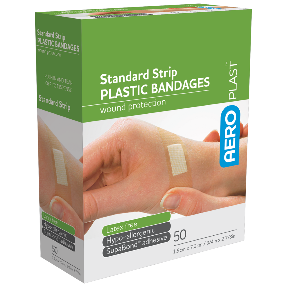 Plastic Bandaids-Dressings-AERO-Box 50-Assurance Training and Sales