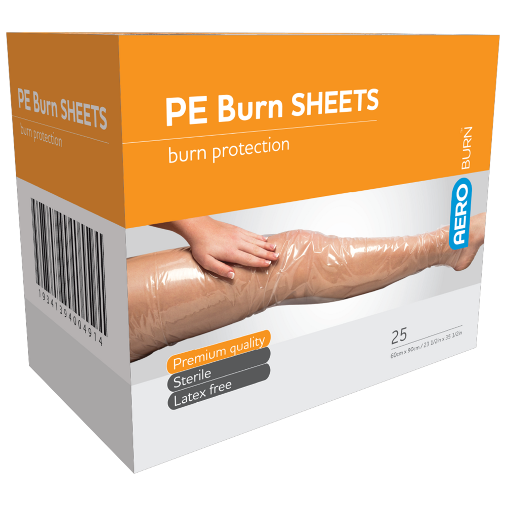 Polyethylene Burn Sheet single 60 x 90cm-AERO-Assurance Training and Sales