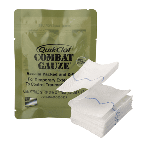 QUIKCLOT Combat Gauze-Wound Packing-AERO-Assurance Training and Sales