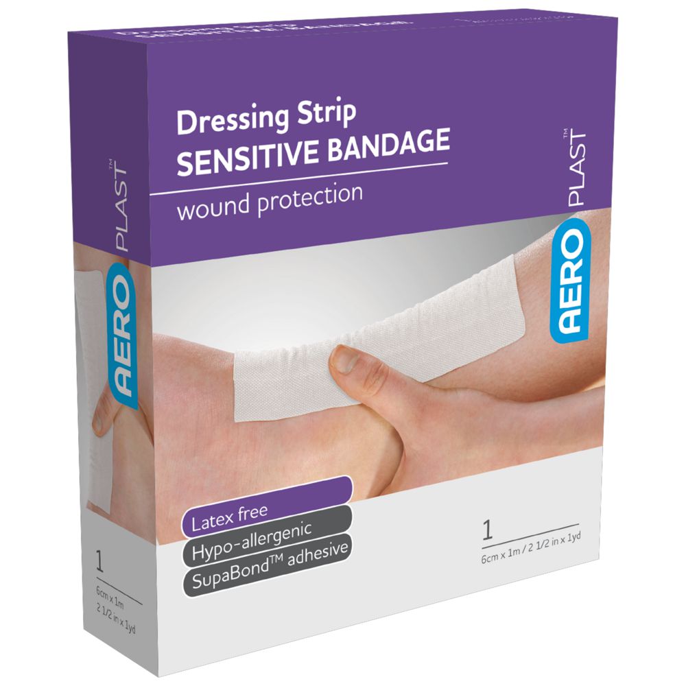 Sensitive Dressing Range-Sensitive Wound Dressings-AERO-1 Strip 6cm x 1M-Assurance Training and Sales