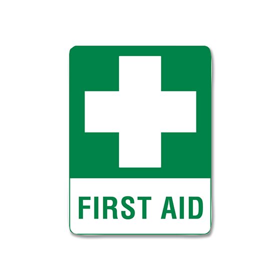 Small Metal First Aid Sign-First Aid Signs-AERO-Assurance Training and Sales