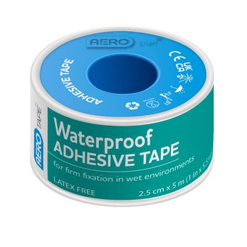 Waterproof Adhesive Tape Range-Waterproof First Aid Tape-AERO-2.5cm x 5m-Assurance Training and Sales