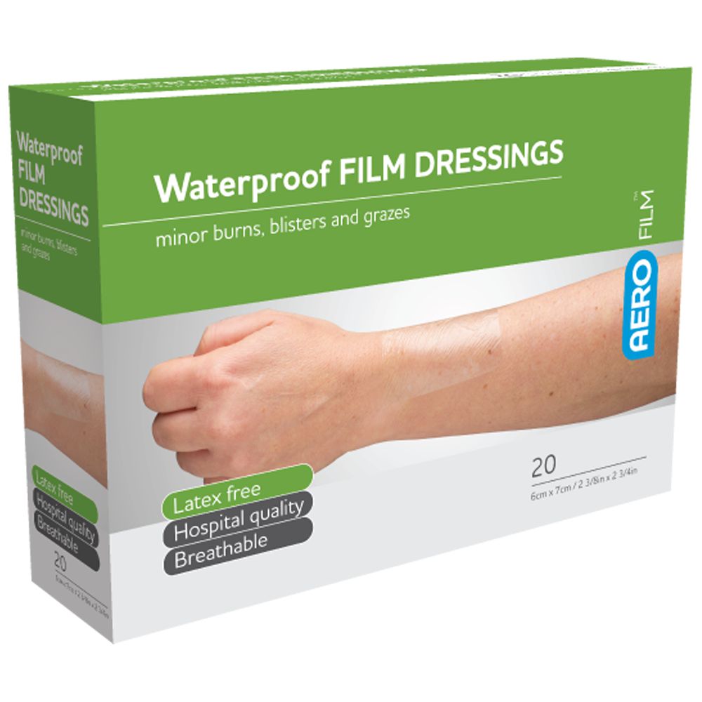 Waterproof Film Dressing Range-Water Proof Wound Dressing-AERO-6 x 7cm box 50-Assurance Training and Sales