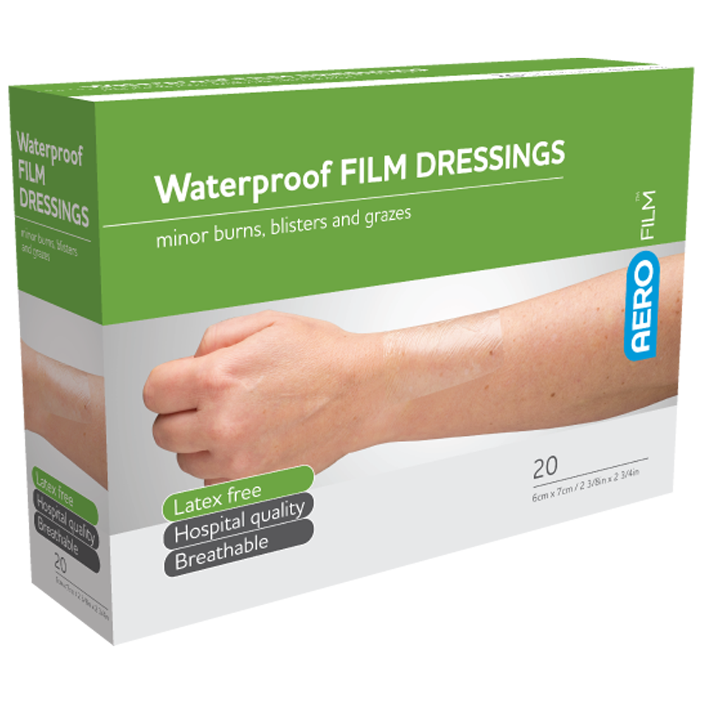 Waterproof Film Dressing Range-Water Proof Wound Dressing-AERO-6 x 7cm box 50-Assurance Training and Sales