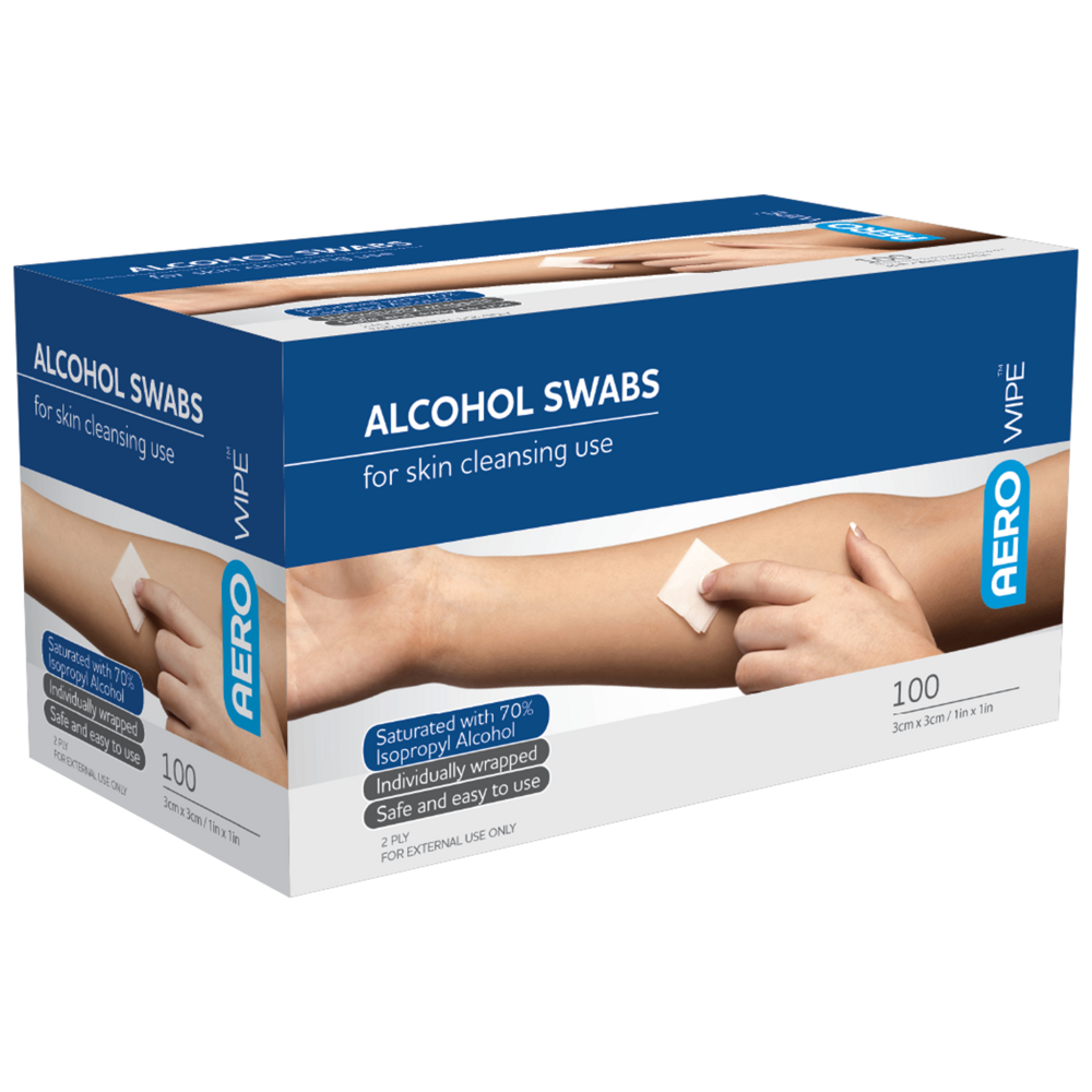 alcohol swabs twin pack-Hand Sanitizers & Wipes-Assurance Training and Sales-Assurance Training and Sales