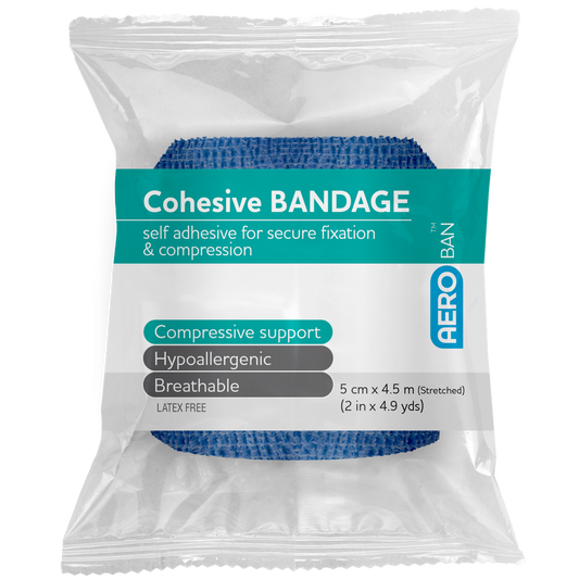 AEROBAN Blue Cohesive Bandage
