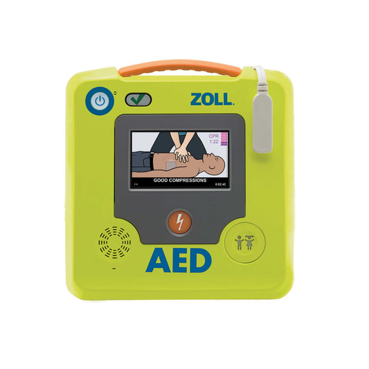ZOLL,  AED, defib, defibrillator, front view, cpr class, cpr course, dubbo,
