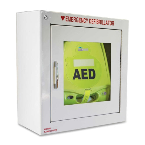 ZOLL,  AED, defib, defibrillator,  cpr class, cpr course, dubbo, ZOLL AED PLUS in cabinet