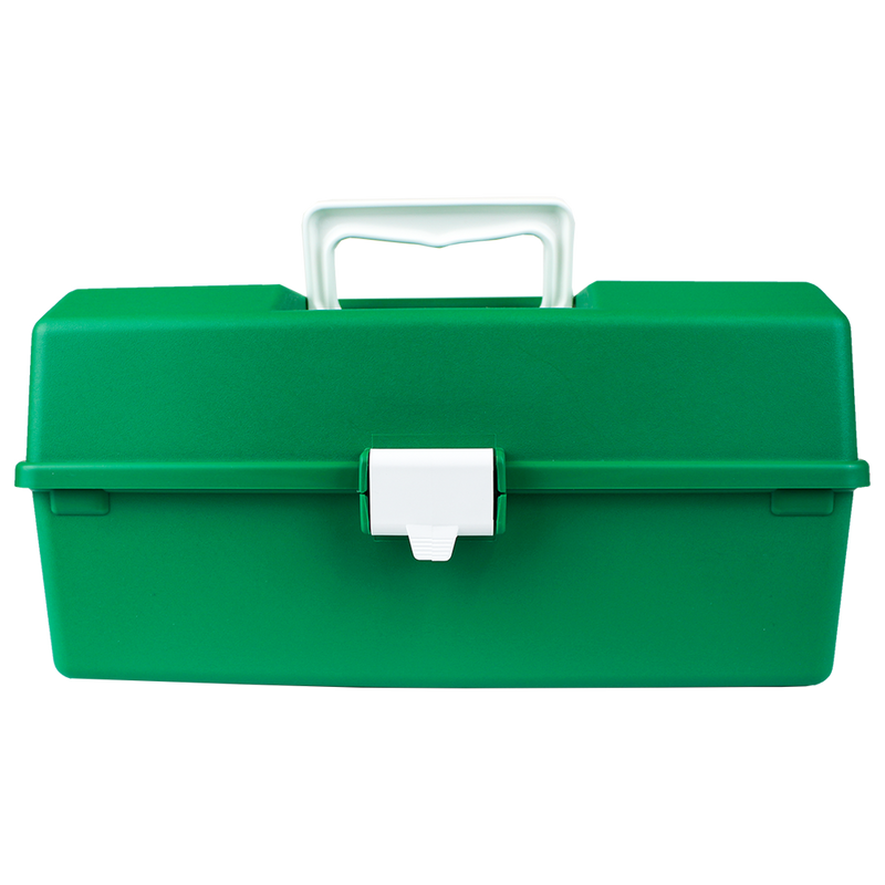 AEROCASE Small Green Plastic Tacklebox with 1 Tray