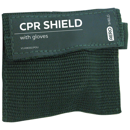 Key Ring CPR Face Shield + Gloves