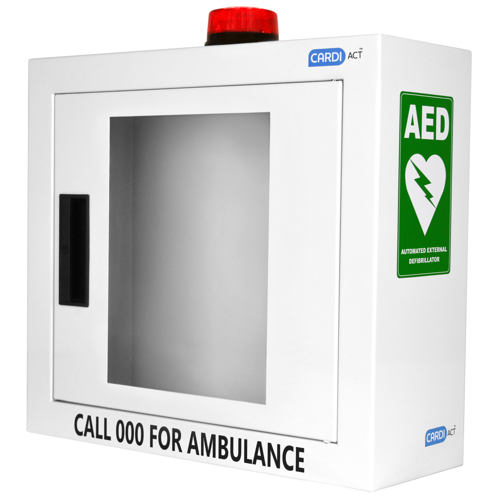 CARDIACT Alarmed AED Cabinet with Strobe Light