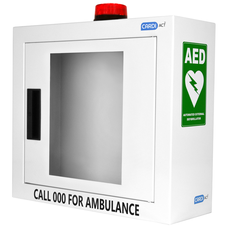 CARDIACT Alarmed AED Cabinet with Strobe Light