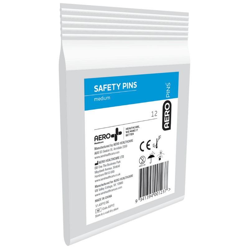 AEROPINS Medium Safety Pins Bag/12